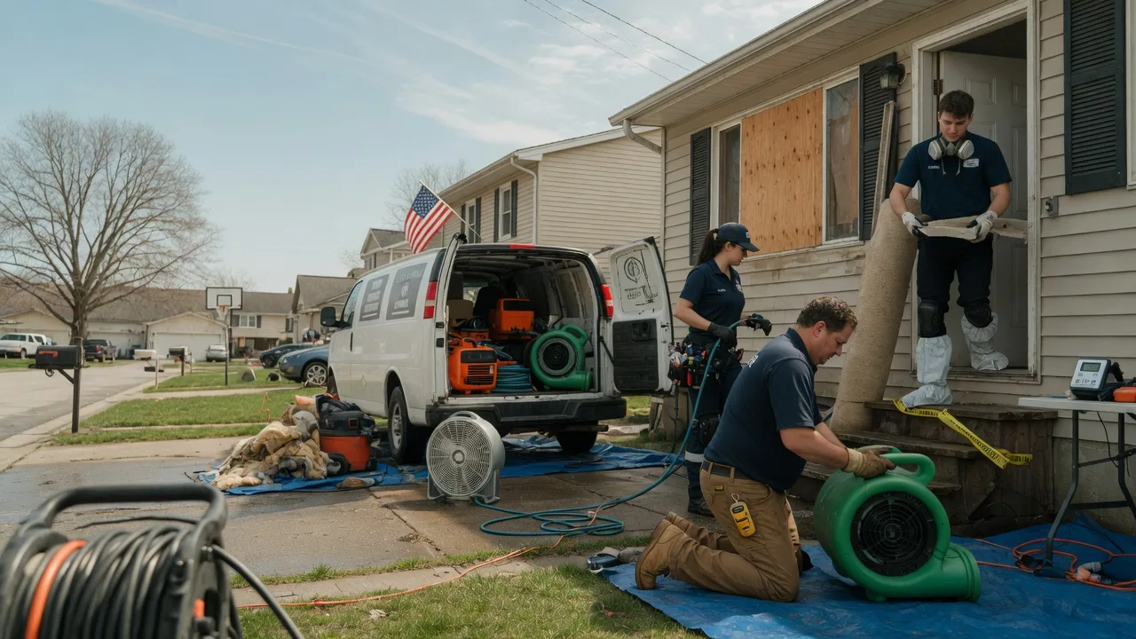 Water Damage Restoration in Hillsboro, IN near me
